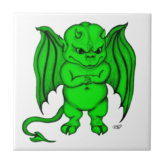 Little nasty Devil Tile (Front)