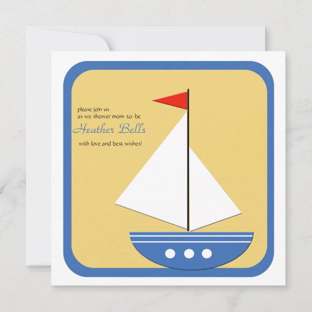 Little Navigator - Baby Shower Invitation (Front)