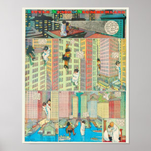 Little Nemo  Vintage Comic strip Poster