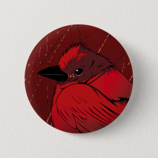 Little Network Bird 6 Cm Round Badge