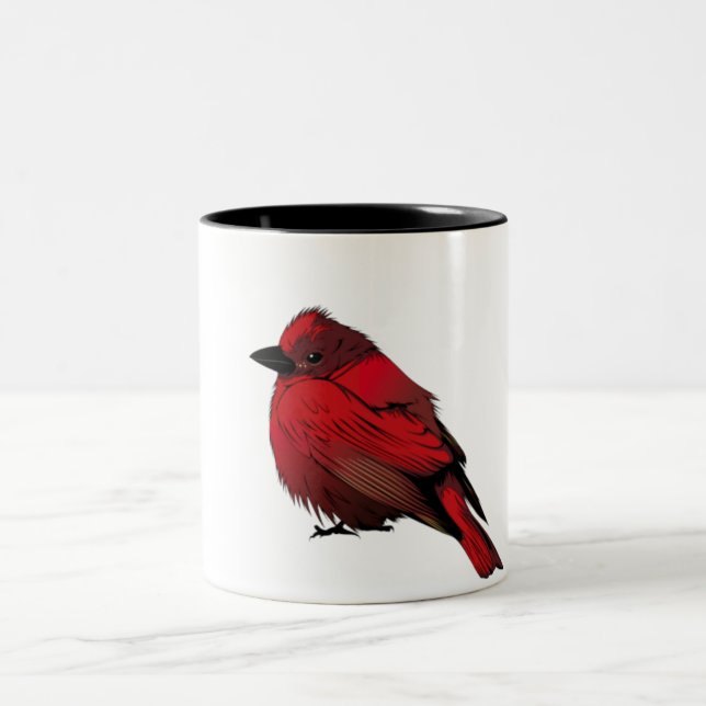 Little Network Bird Coffee Mug (Center)