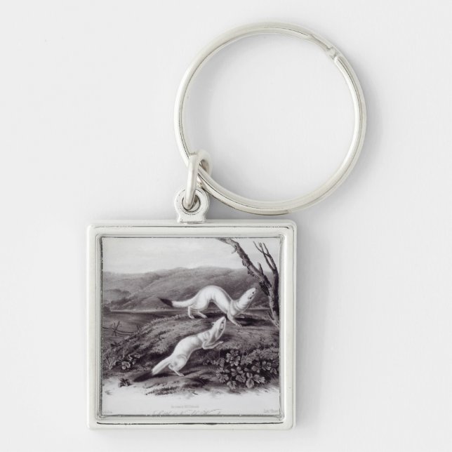 Little Nimble Weasel Key Ring (Front)