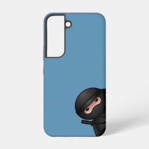 Little Ninja Warrior on Blue Samsung Galaxy Case