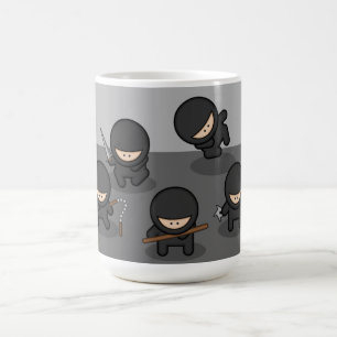 Little Ninjas Large Coffee Mug