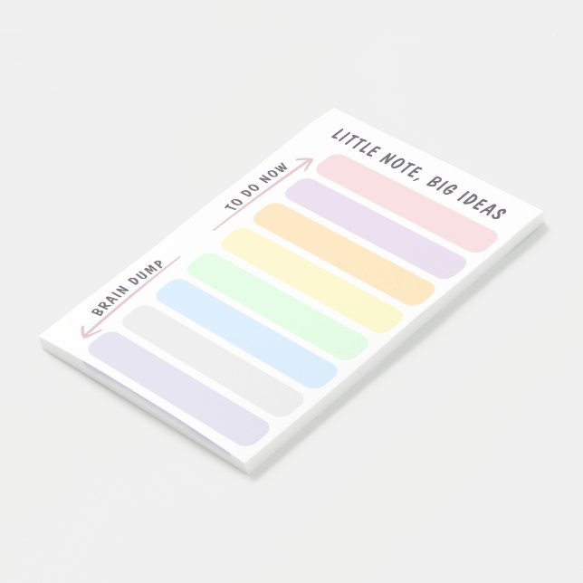 Little Note Big Ideas Soft Calming Gentle Shades (Angled)