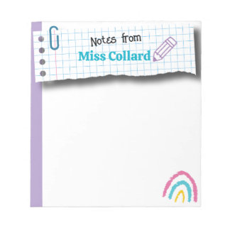 Little Notes from the Teacher – Teacher Notepad