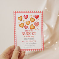 Little Nugget Baby Shower Invitation