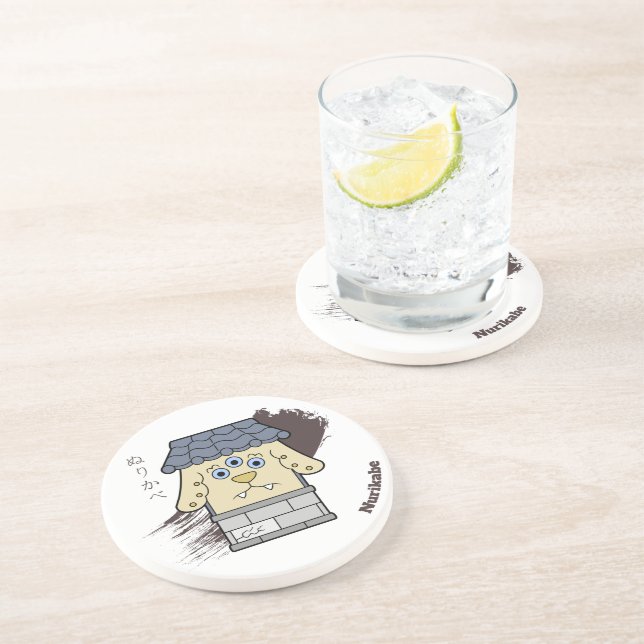 Little Nurikabe Yokai Coaster (Side)