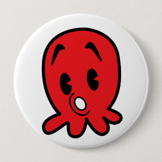 Little Octopus 10 Cm Round Badge