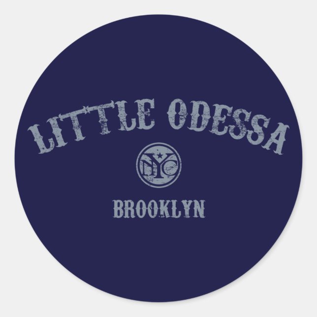 Little Odessa Classic Round Sticker (Front)