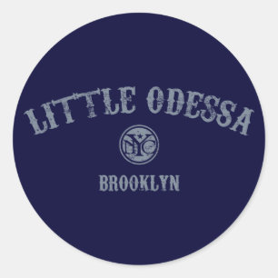Little Odessa Classic Round Sticker