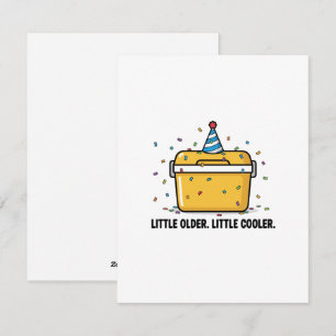 Little Older Little Cooler Letterpress Card