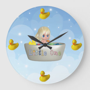 Little One#2  Bath Wall Clock