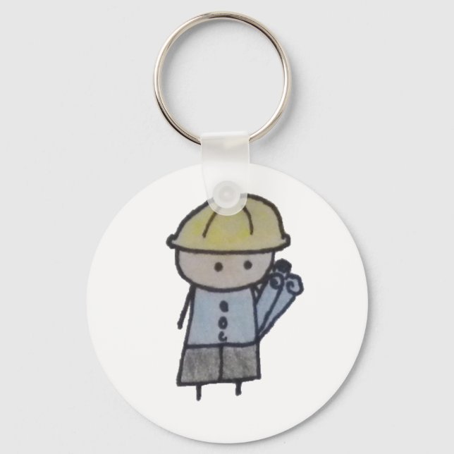 Little One architect keychain (Front)