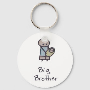 Little One big brother keychain