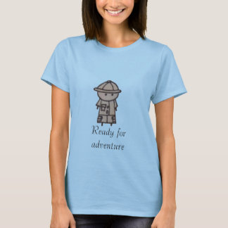 Little One explorer womens ringer t-shirt