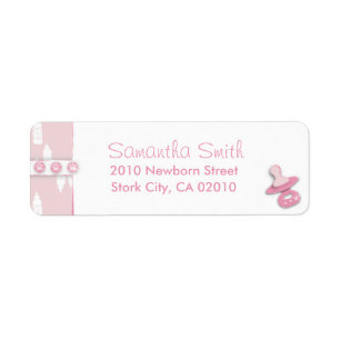 Little One Girl Return Label