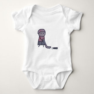 Little One hockey baby bodysuit