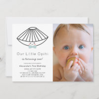 Little Opihi Blue Bow Tie Boy Photo 1st Birthday