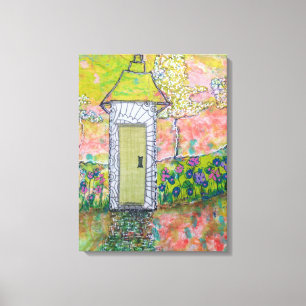 Little Oriental House Canvas Print