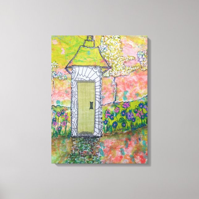 Little Oriental House Canvas Print (Front)