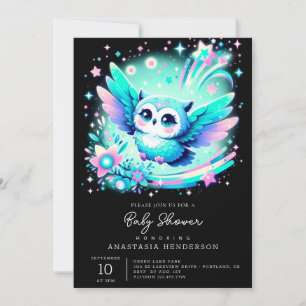 Little Owl Baby Shower Invitation
