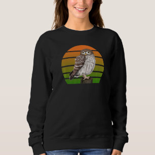 Little Owl Bird Birdwatcher Ornithologist Biologis Sweatshirt