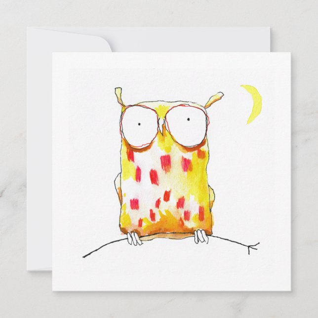 Little Owl Holiday Card (Front)