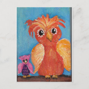 Little Owl Pals Postcard