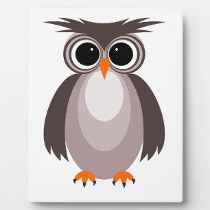 Little owl plaque
