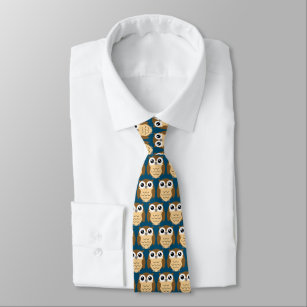 Little Owls Design Necktie