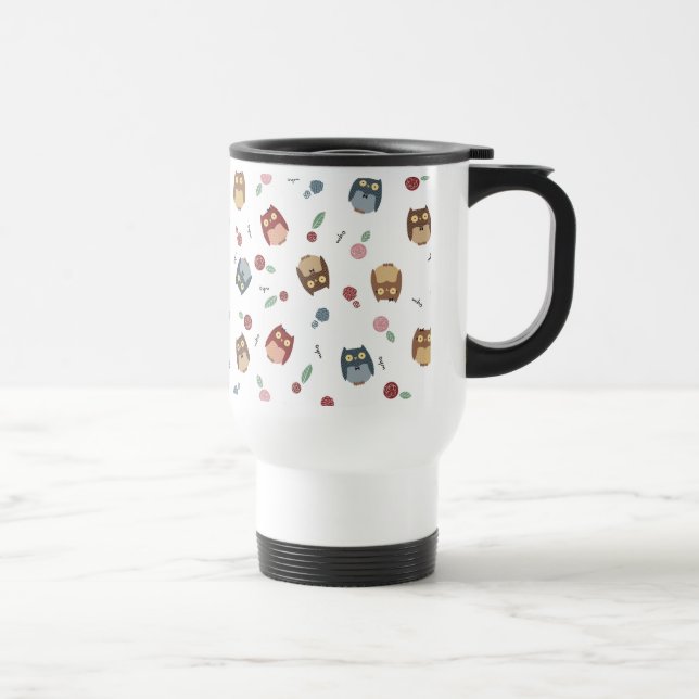 Little Owls Travel Mug (Right)