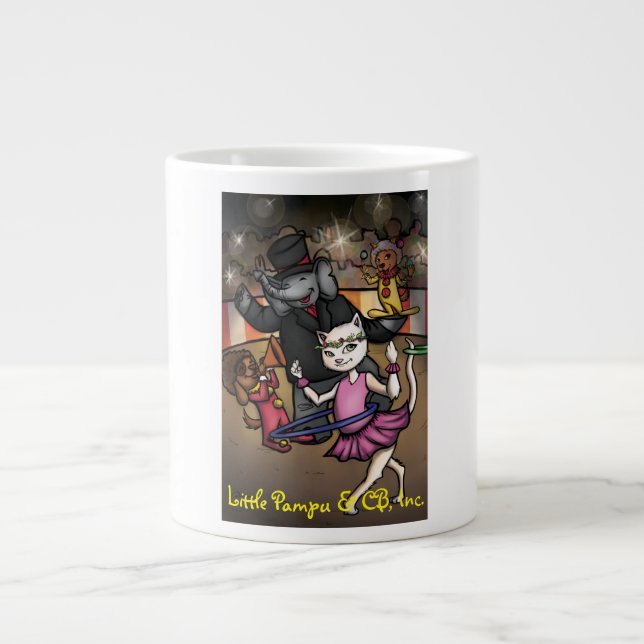 Little Pampu Circus Act Unicorn Jumbo Mug (Front)