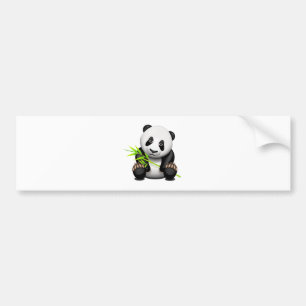 Little panda bumper sticker