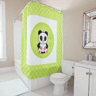 Little Panda Shower Curtain