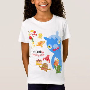 Little Party Monster and confetti Birthday Party T-Shirt