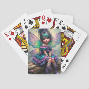 Little pastel themed fairy playing cards