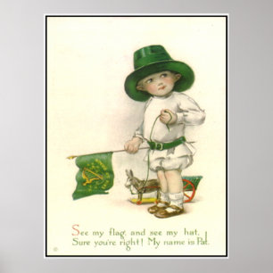 Little Patrick Vintage Print