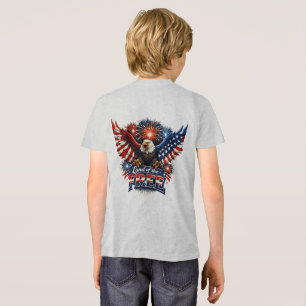 Little Patriot Eagle – Kids 4th of July Shirt