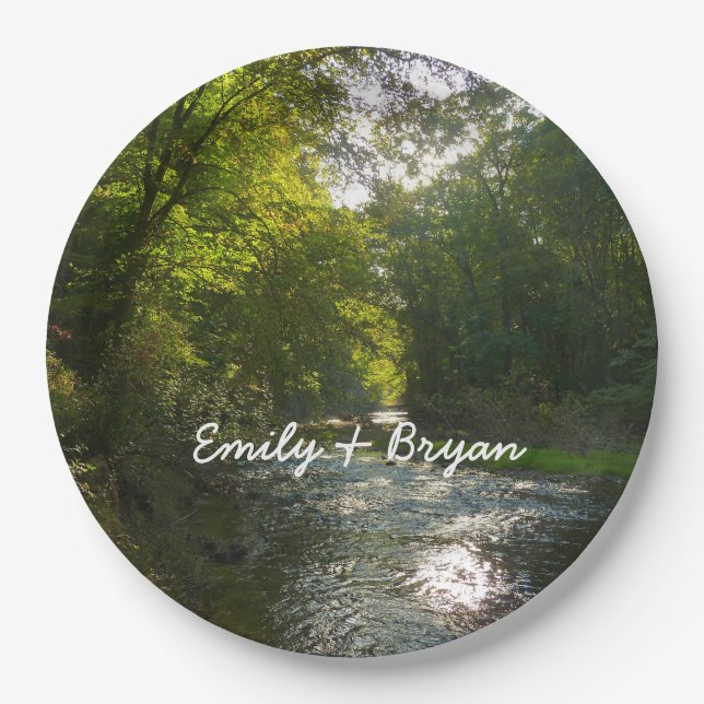 Little Patuxent River from Savage Park Paper Plate (Front)