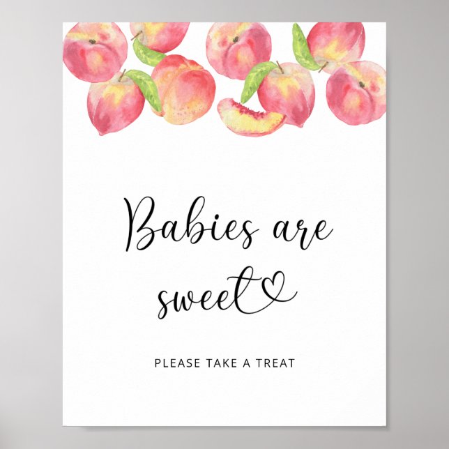 little peach - babies are sweet poster (Front)