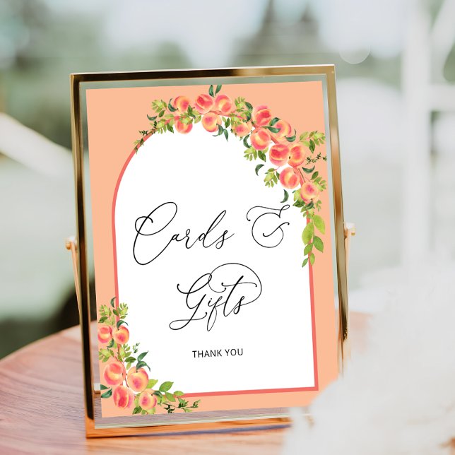 Little Peach Baby Shower Cards and Gifts Poster (Creator Uploaded)