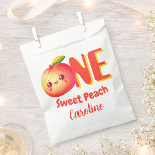 Little Peach Cute First Birthday Favour Bags