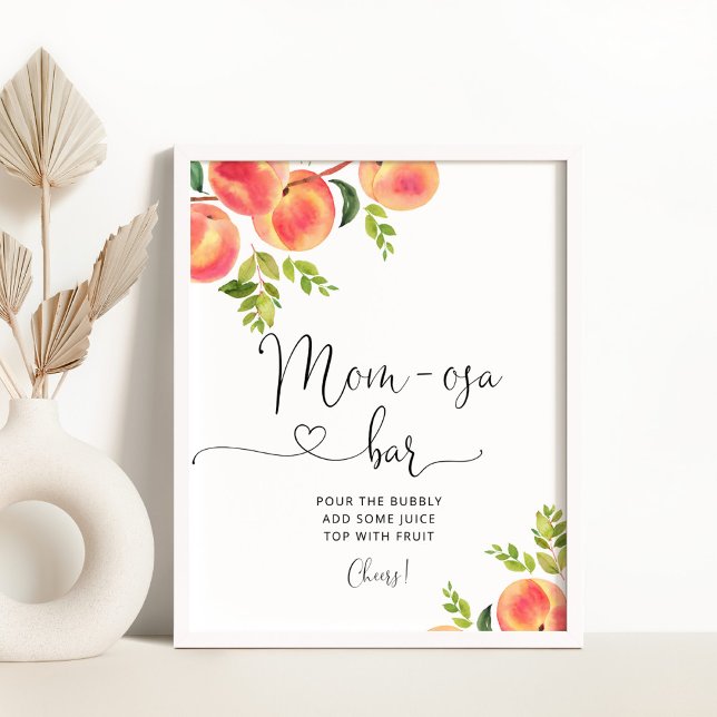 Little peach Mum-osa bar sign (Creator Uploaded)