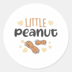 Little Peanut Baby Classic Round Sticker