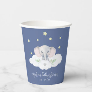 Little Peanut Baby Shower Blue Elephant Napkins Paper Cups
