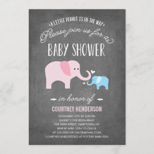 Little Peanut   Baby Shower Invitation