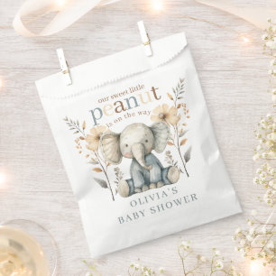 Little Peanut Blue Baby Elephant Baby Shower Favour Bags