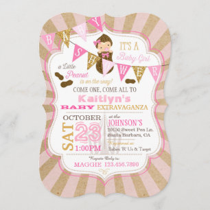 Little Peanut Carnival Baby Shower Invitation