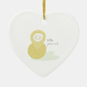 Little Peanut Ceramic Tree Decoration